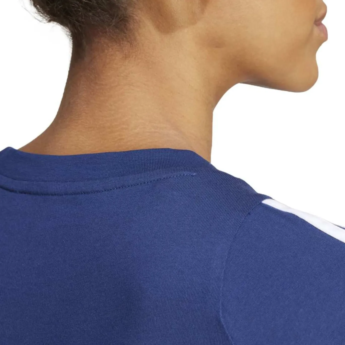 adidas Tiro 24 Sweat T-Shirt Dames Donkerblauw Wit