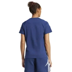 adidas Tiro 24 Sweat T-Shirt Dames Donkerblauw Wit