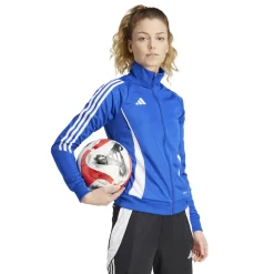 adidas Tiro 24 Trainingsjack Dames Blauw Wit