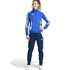 adidas Tiro 24 Trainingspak Full-Zip Dames Blauw Donkerblauw Wit