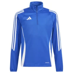 adidas Tiro 24 Trainingspak 1/4-Zip Kids Blauw Donkerblauw Wit
