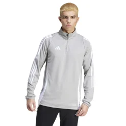adidas Tiro 24 Trainingspak 1/4-Zip Lichtgrijs Zwart Wit