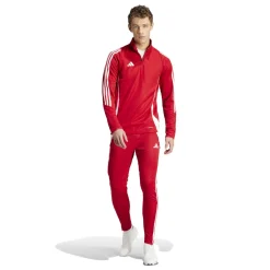 adidas Tiro 24 Trainingspak 1/4-Zip Rood Zwart Wit