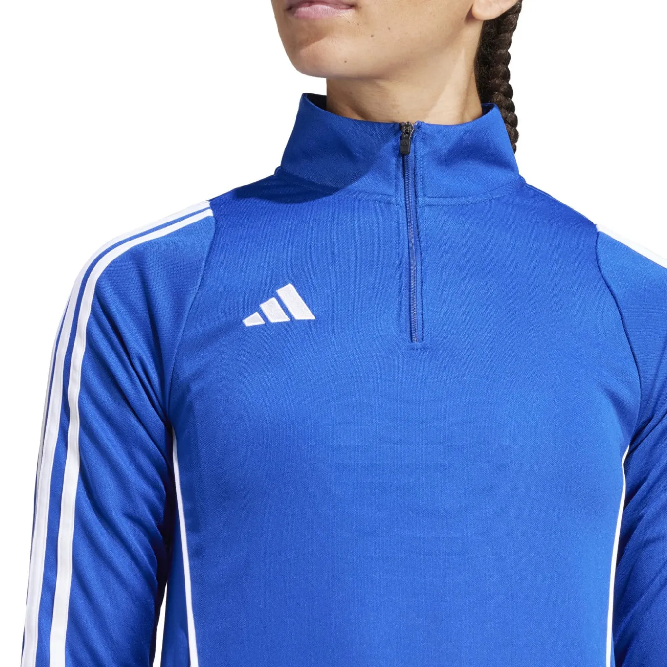adidas Tiro 24 Trainingspak 1/4-Zip Dames Blauw Donkerblauw Wit