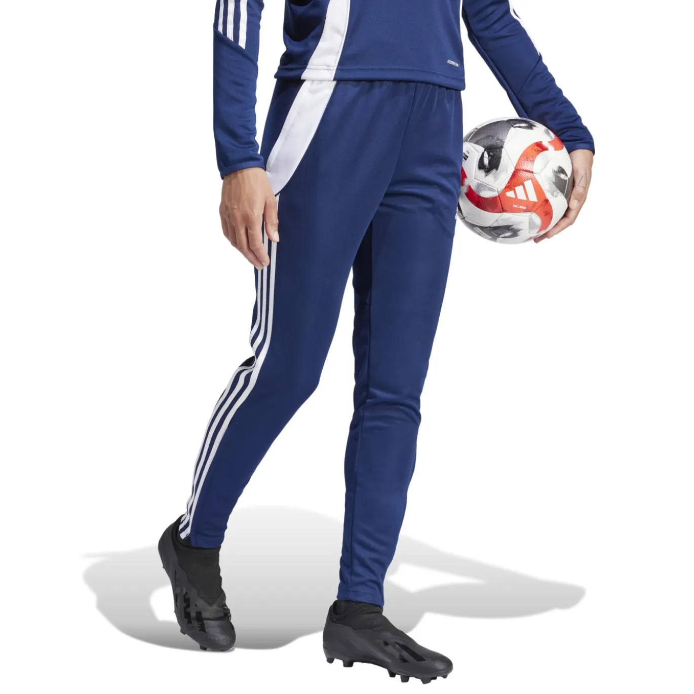 adidas Tiro 24 Trainingspak 1/4-Zip Dames Blauw Donkerblauw Wit