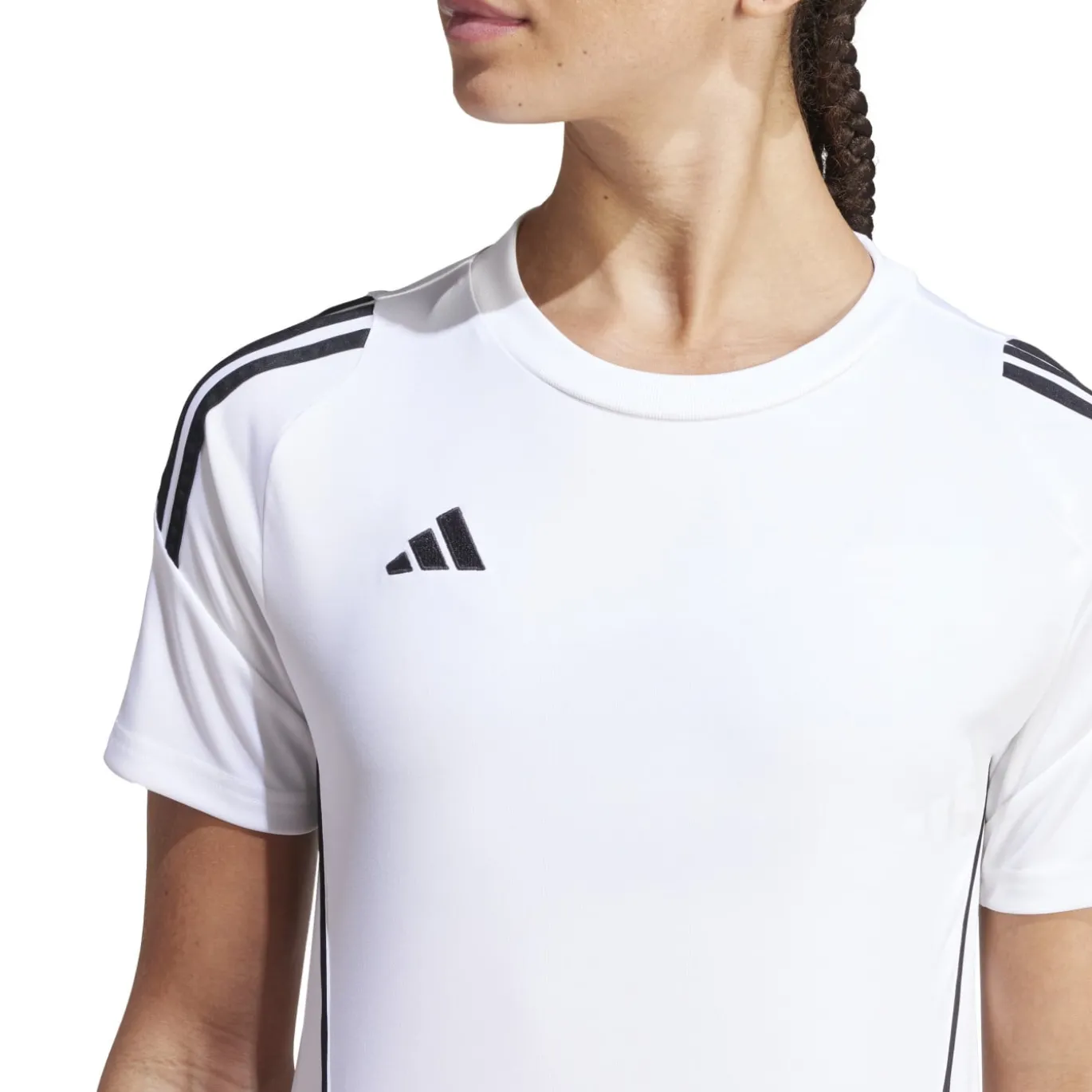 adidas Tiro 24 Trainingsshirt Dames Wit Zwart