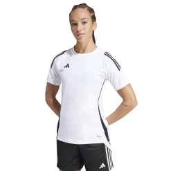 adidas Tiro 24 Trainingsshirt Dames Wit Zwart