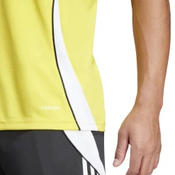 adidas Tiro 24 Trainingsshirt Geel Zwart Wit