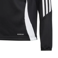 adidas Tiro 24 Trainingstrui 1/4-Zip Kids Zwart Wit
