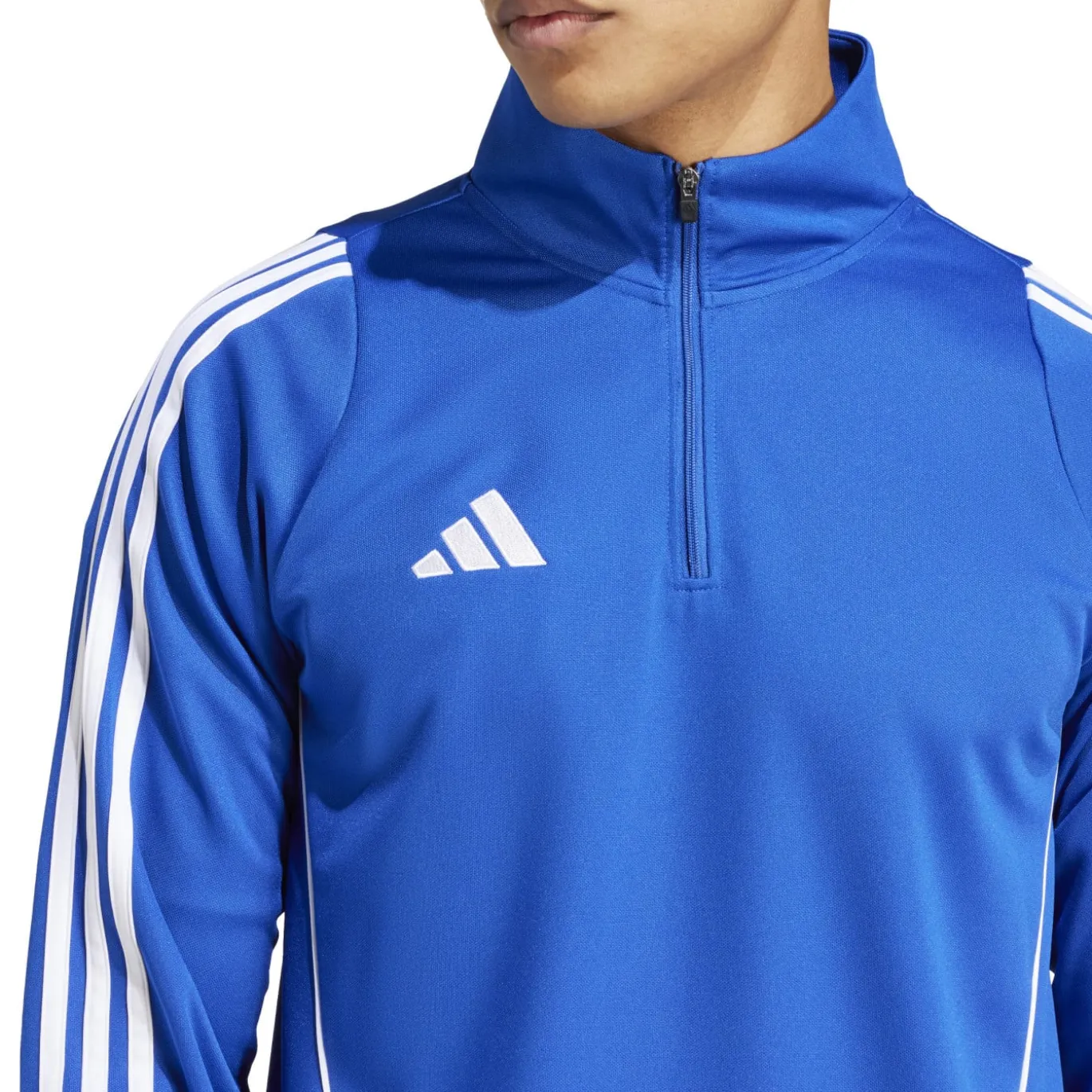 adidas Tiro 24 Trainingstrui 1/4-Zip Blauw Wit