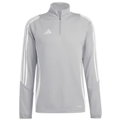 adidas Tiro 24 Trainingstrui 1/4-Zip Lichtgrijs Wit