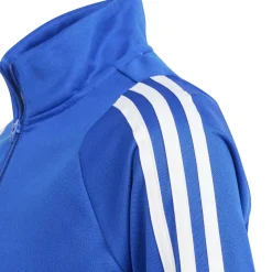 adidas Tiro 24 Trainingstrui 1/4-Zip Kids Blauw Wit