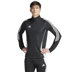 adidas Tiro 24 Trainingstrui 1/4-Zip Zwart Wit