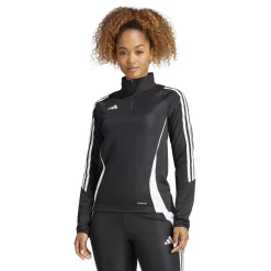 adidas Tiro 24 Trainingstrui 1/4-Zip Dames Zwart Wit