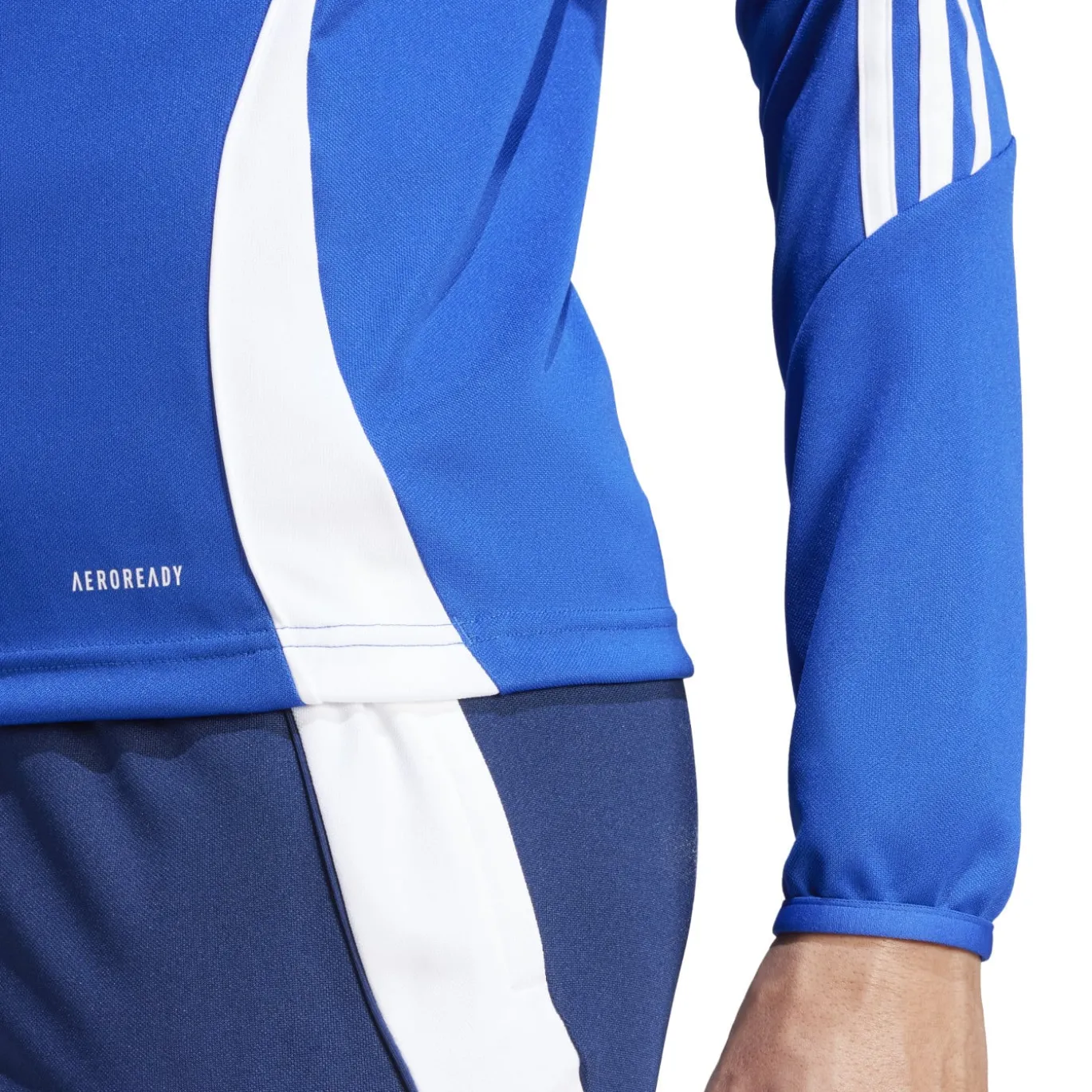adidas Tiro 24 Trainingstrui 1/4-Zip Dames Blauw Wit