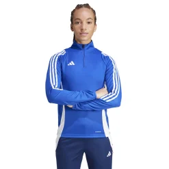 adidas Tiro 24 Trainingstrui 1/4-Zip Dames Blauw Wit