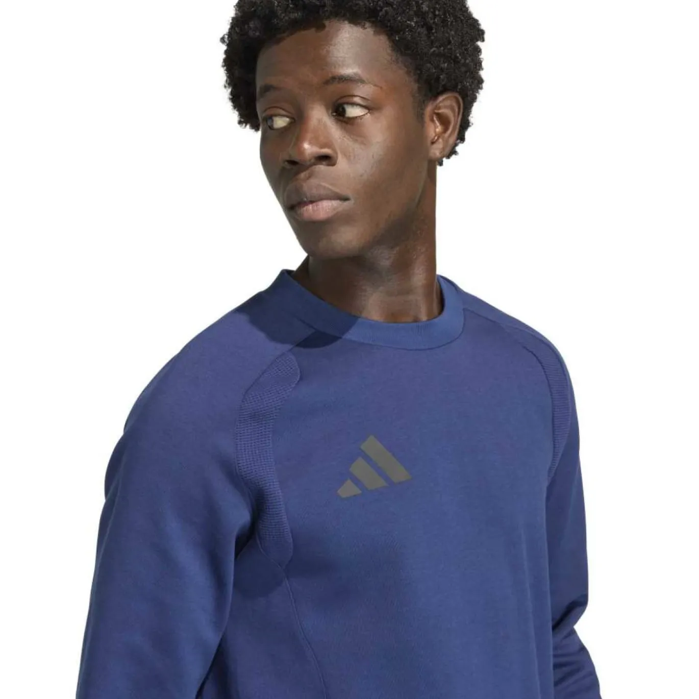 adidas Tiro Travel Crew Sweater Donkerblauw Zwart