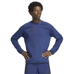 adidas Tiro Travel Crew Sweater Donkerblauw Zwart