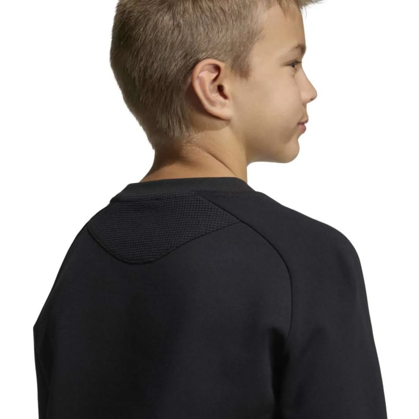 adidas Tiro Travel Crew Sweater Kids Zwart