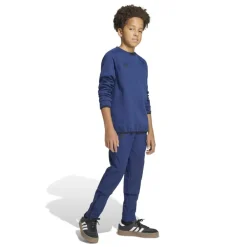adidas Tiro Travel Crew Sweater Kids Donkerblauw Zwart