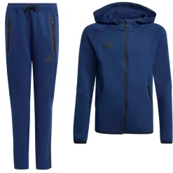adidas Tiro Travel Joggingpak Full-Zip Kids Donkerblauw