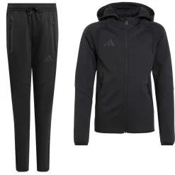 adidas Tiro Travel Joggingpak Full-Zip Kids Zwart