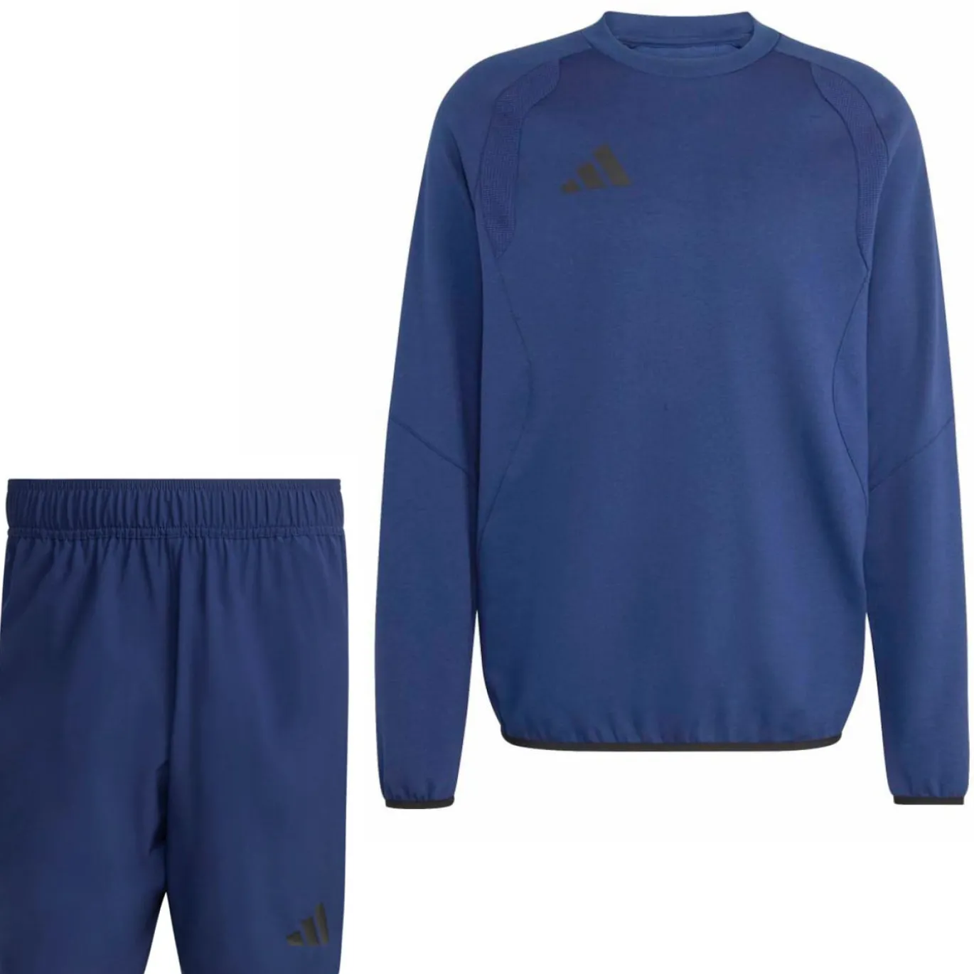 adidas Tiro Travel Joggingpak Korte Broek Donkerblauw Zwart