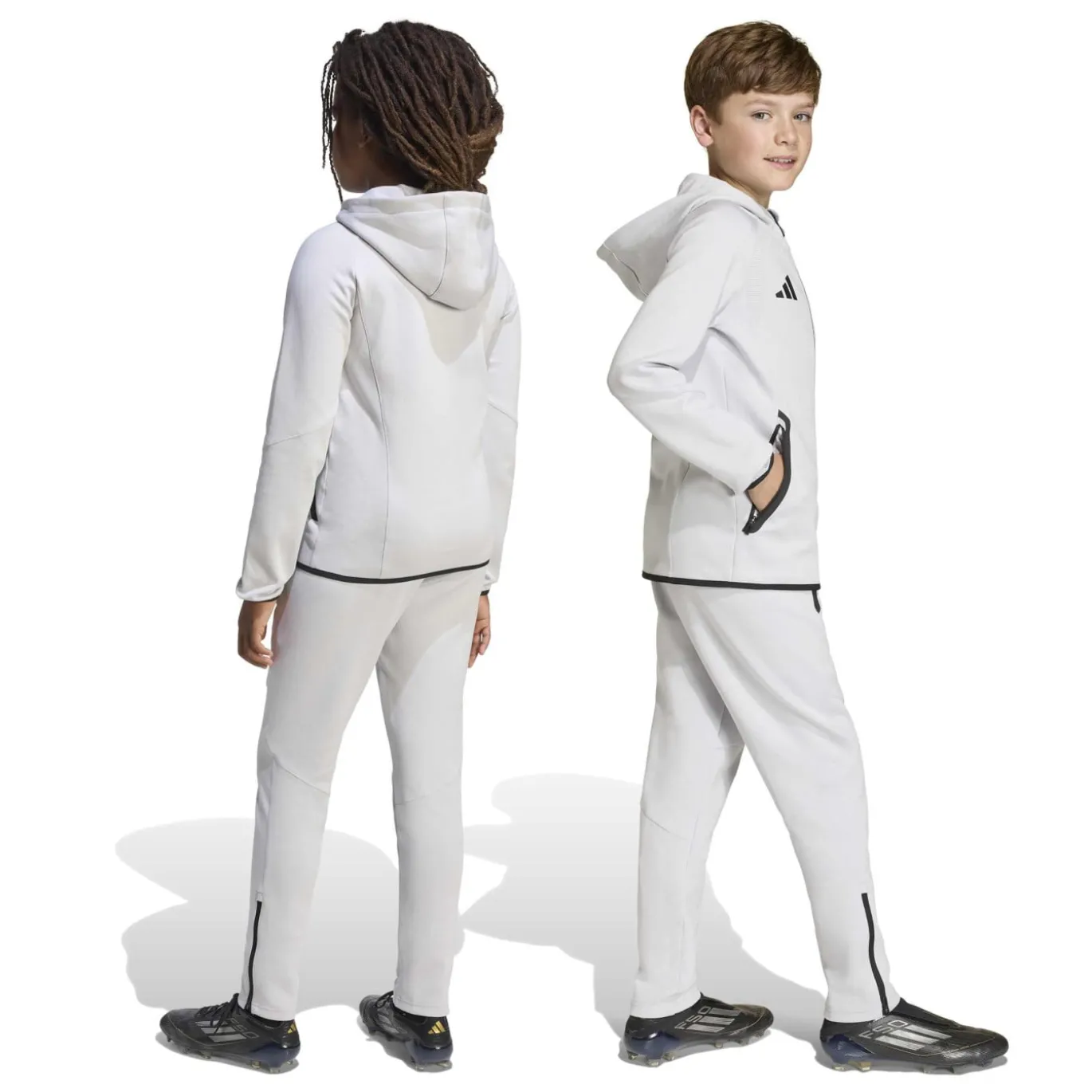 adidas Tiro Travel Joggingsbroek Kids Grijs