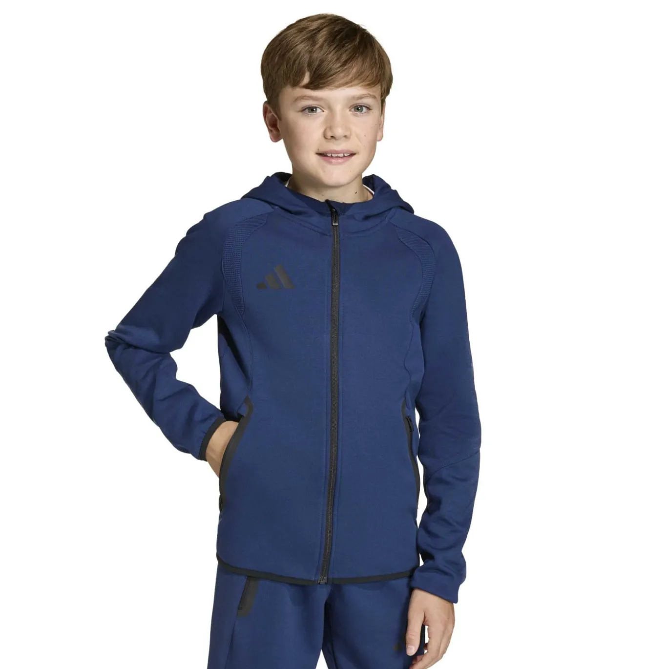 adidas Tiro Travel Sweat Vest Kids Donkerblauw