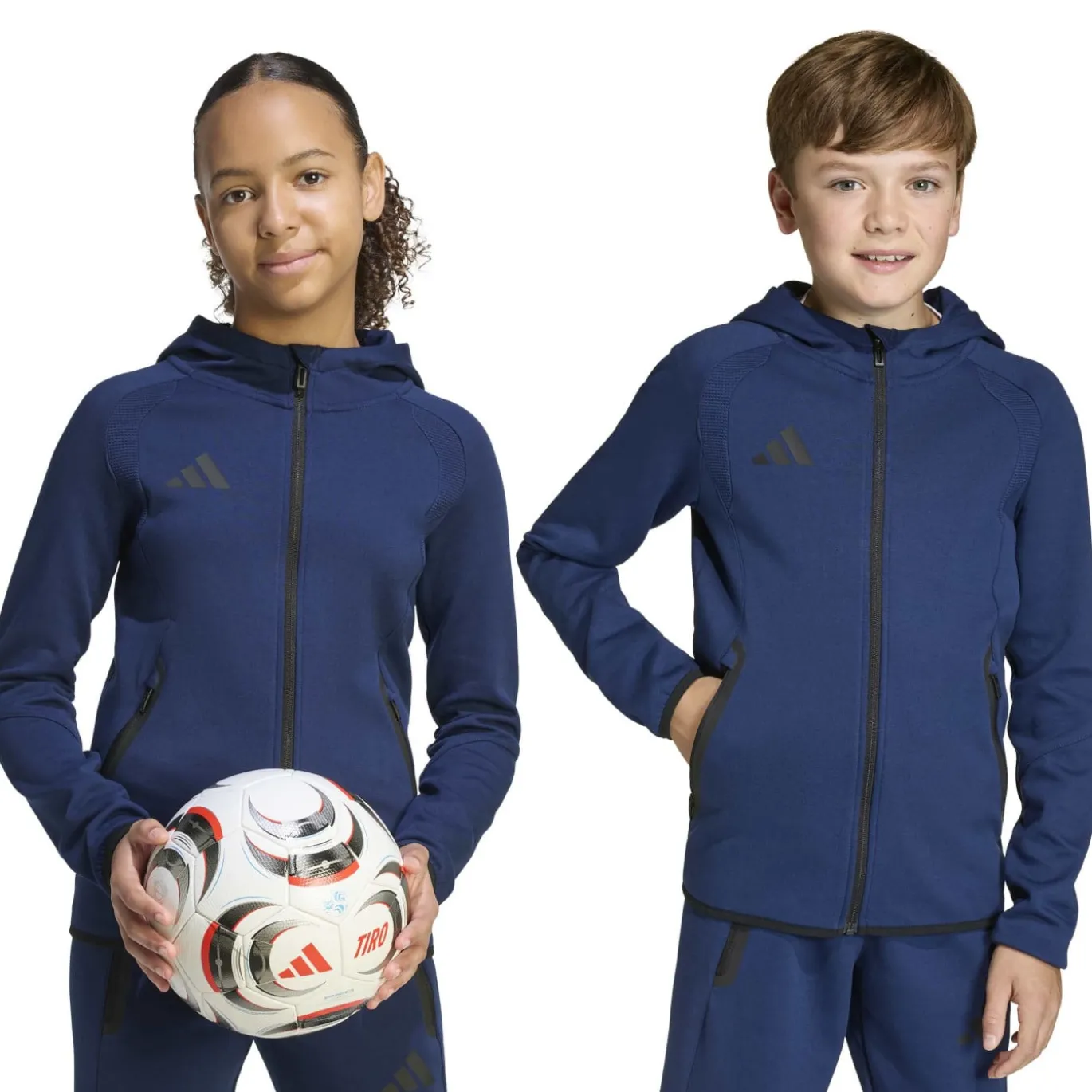 adidas Tiro Travel Sweat Vest Kids Donkerblauw