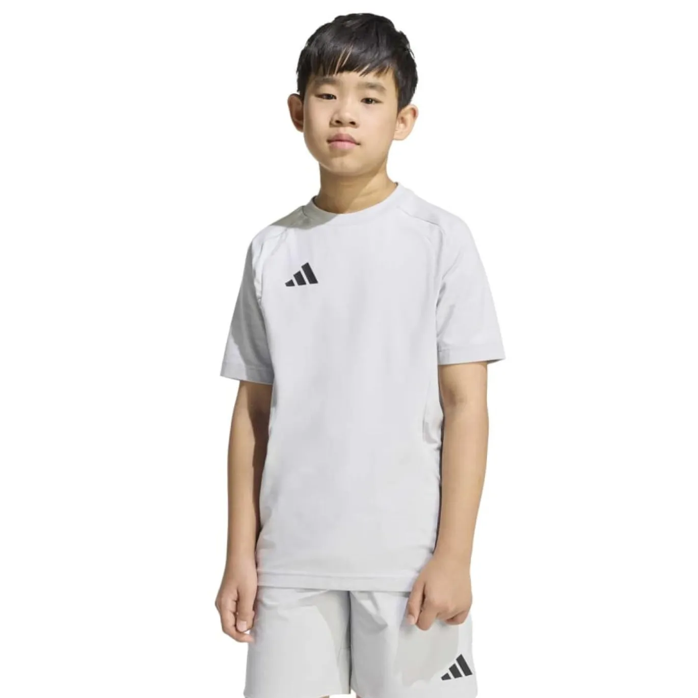 adidas Tiro Travel Trainingsshirt Kids Grijs Zwart