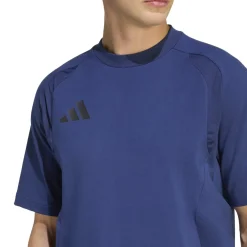 adidas Tiro Travel Trainingsshirt Donkerblauw Zwart