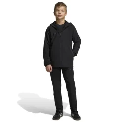 adidas Tiro Travel Windbreaker Trainingspak Kids Zwart