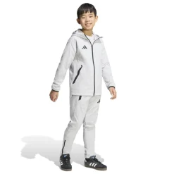 adidas Tiro Travel Windbreaker Kids Grijs Zwart