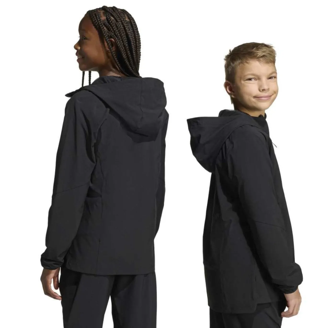 adidas Tiro Travel Windbreaker Kids Zwart