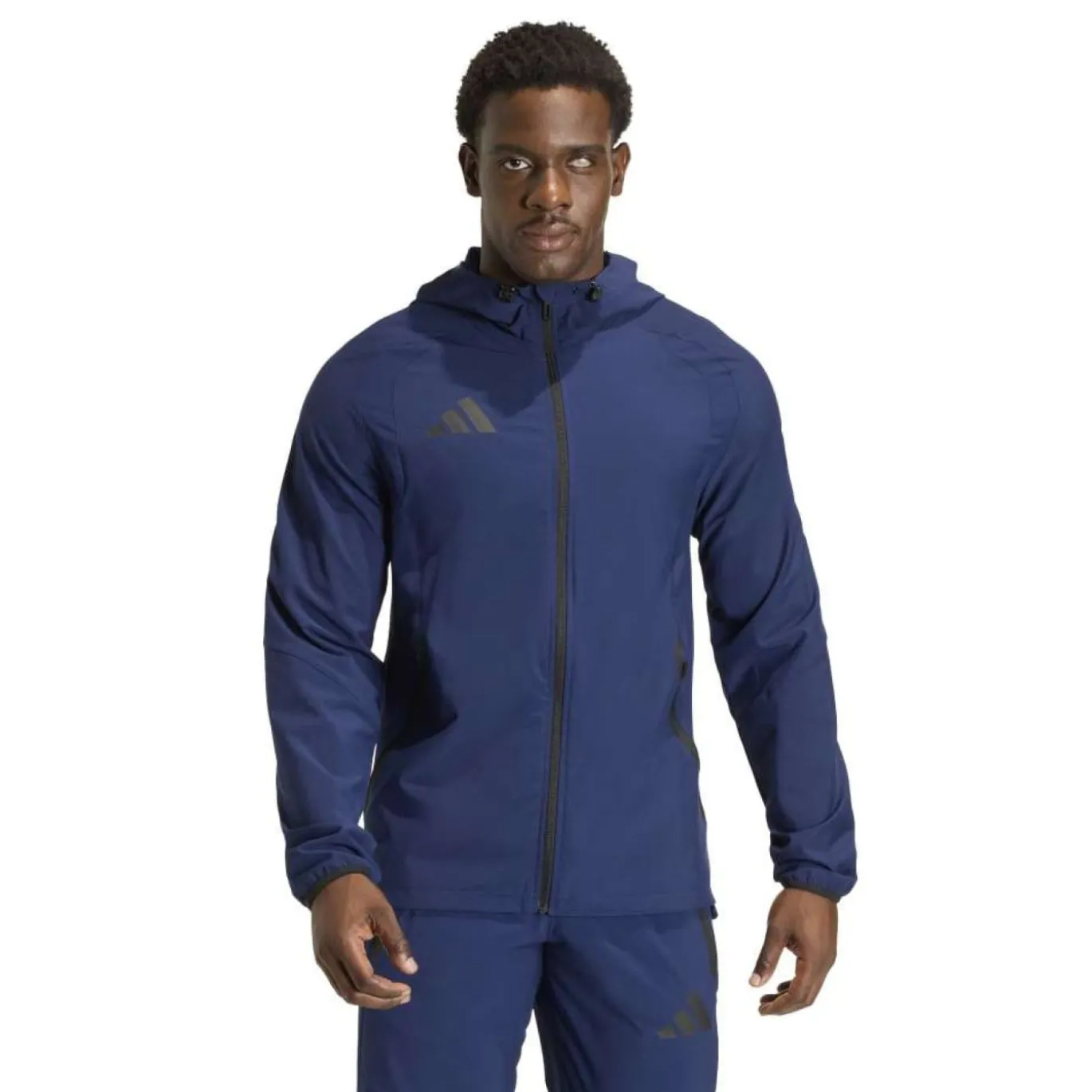 adidas Tiro Travel Windbreaker Trainingspak Donkerblauw Zwart