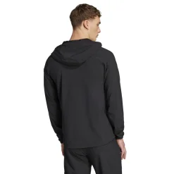 adidas Tiro 25 Vis Tech Competition Hooded Trainingsjack Zwart Donkergrijs