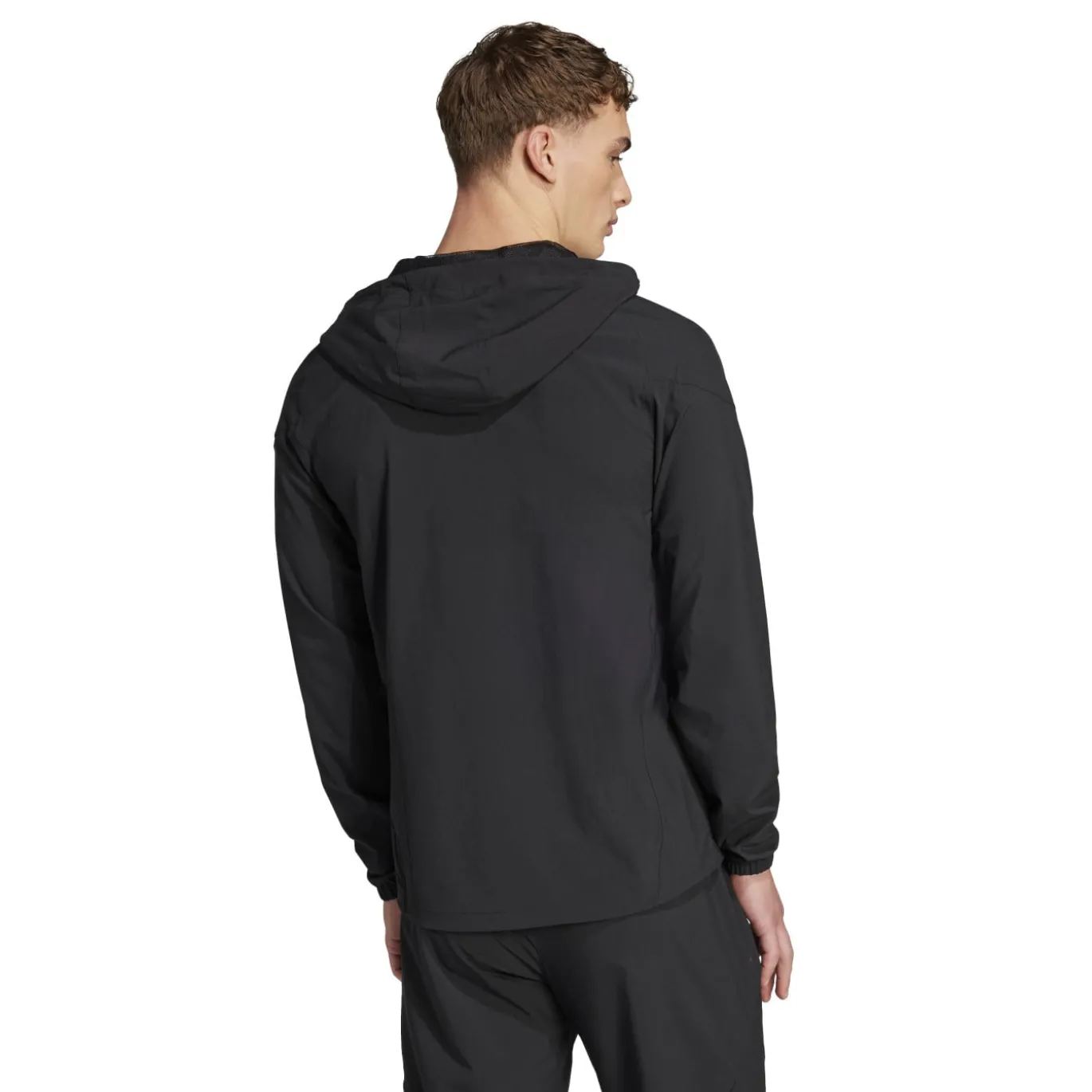 adidas Tiro 25 Vis Tech Competition Hooded Trainingsjack Zwart Donkergrijs