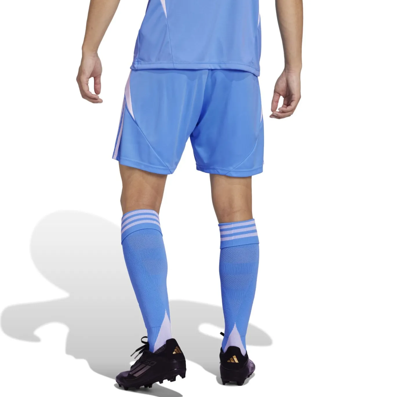 adidas Tiro 24 Voetbalbroekje Blauwpaars Wit