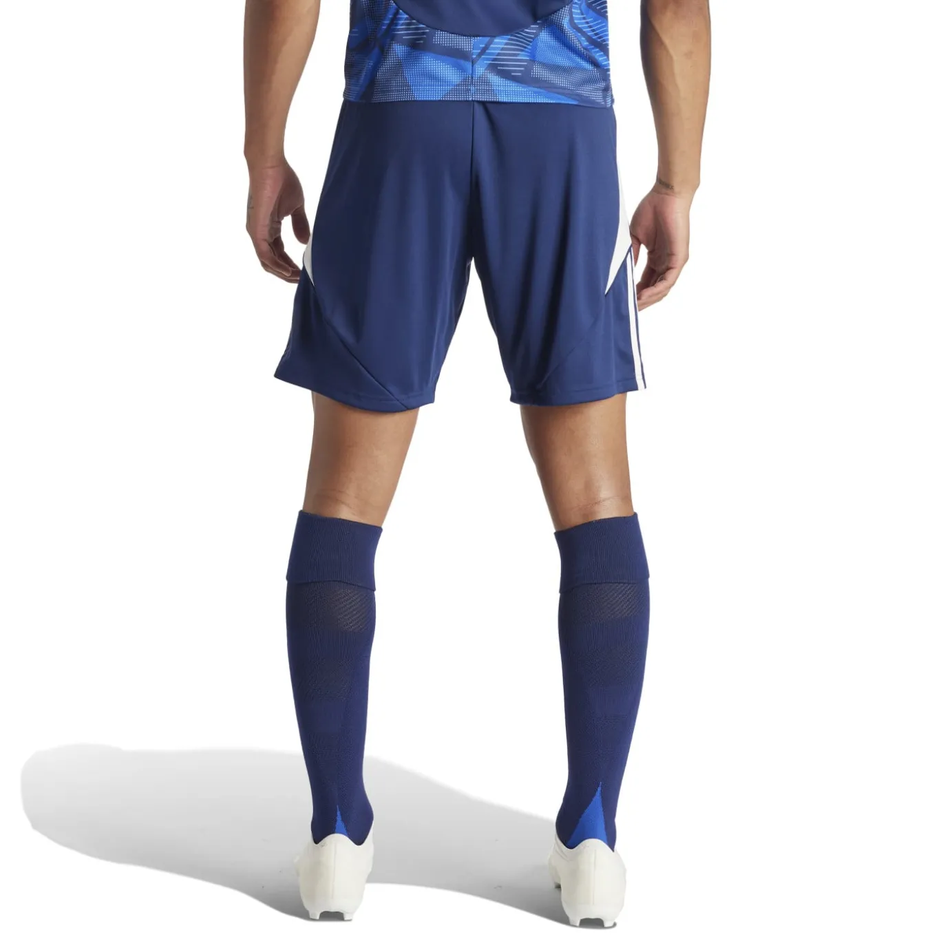adidas Tiro 24 Voetbalbroekje Donkerblauw Wit