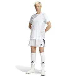 adidas Tiro 24 Voetbalbroekje Dames Wit Zwart