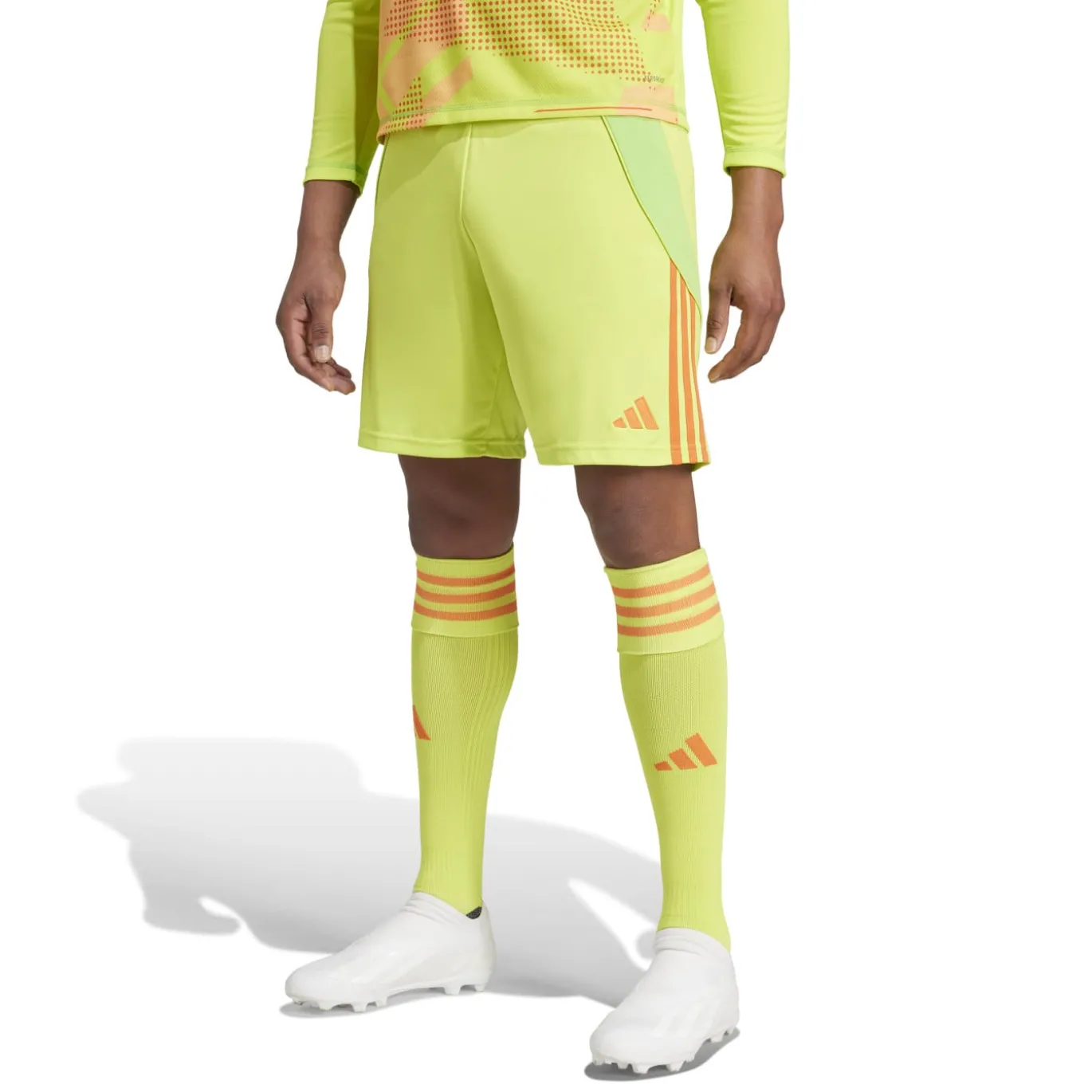 adidas Tiro 24 Voetbalbroekje Geel Lichtgroen Oranje