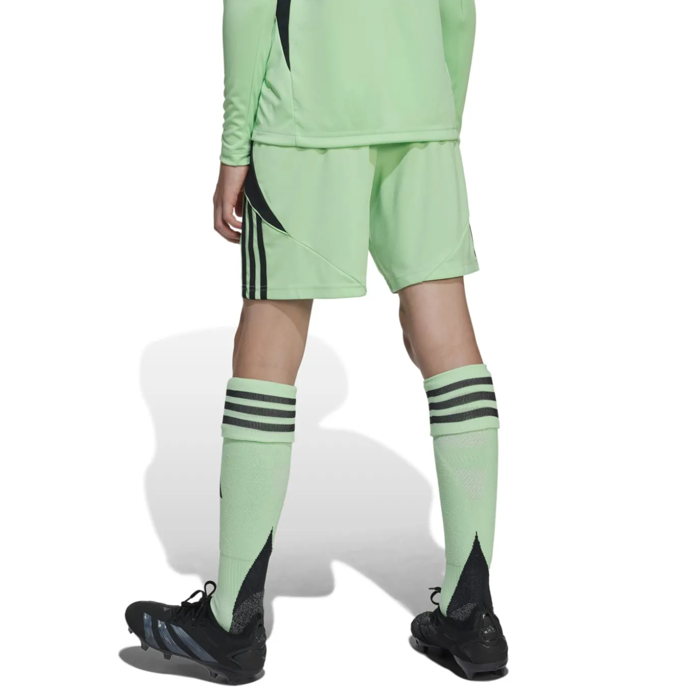 adidas Tiro 24 Voetbalbroekje Kids Groen Zwart