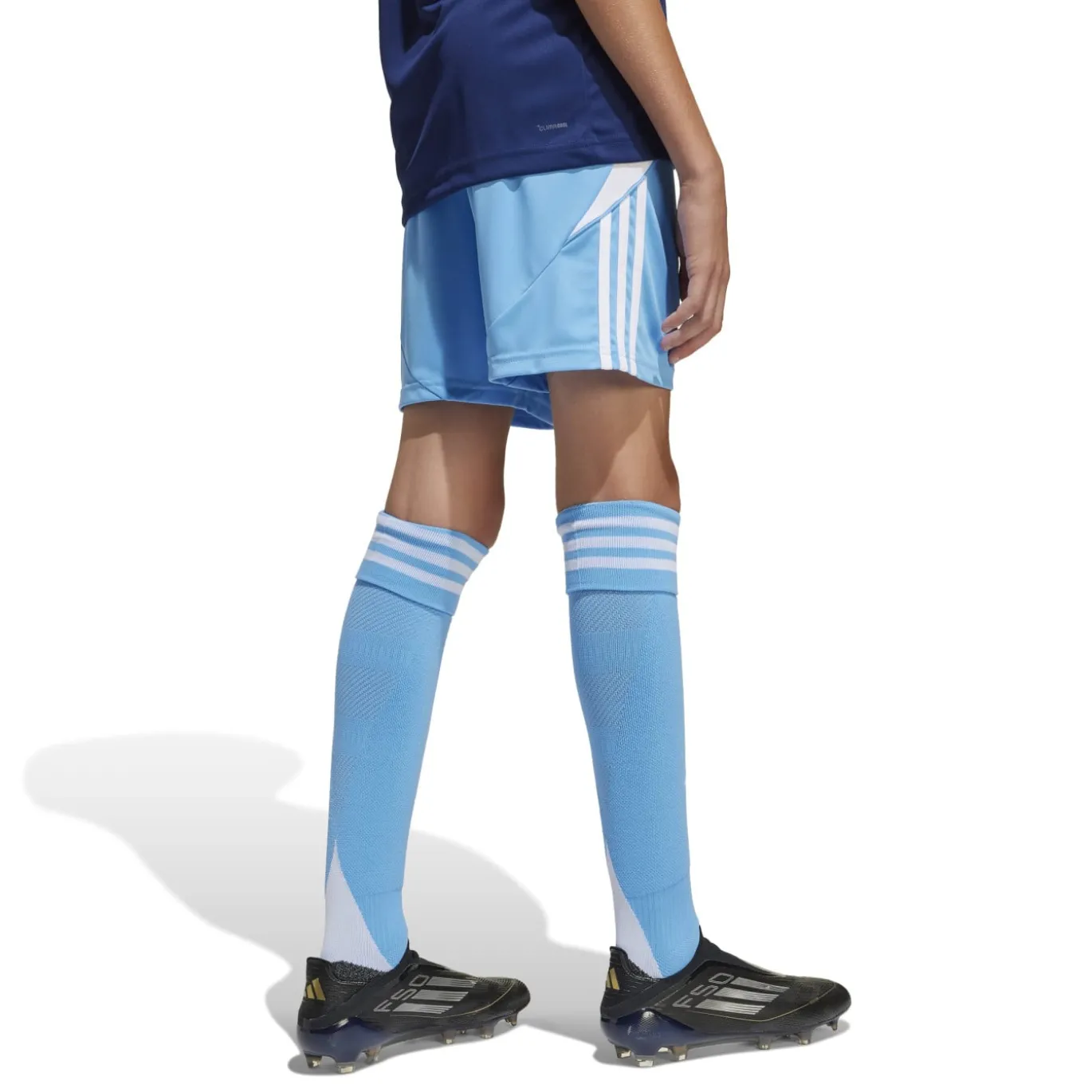 adidas Tiro 24 Voetbalbroekje Kids Lichtblauw Wit