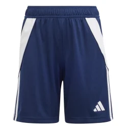 adidas Tiro 24 Voetbalbroekje Kids Donkerblauw Wit