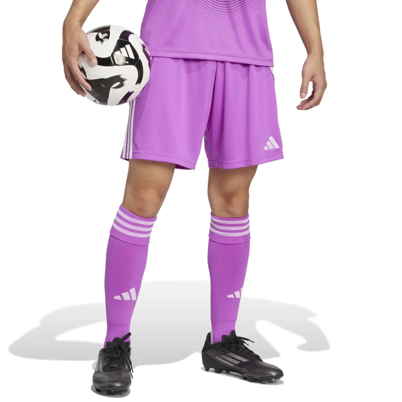 adidas Tiro 24 Voetbalbroekje Lichtpaars Wit