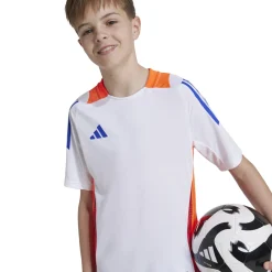 adidas Tiro 24 Voetbalshirt Kids Wit Blauw Rood Oranje