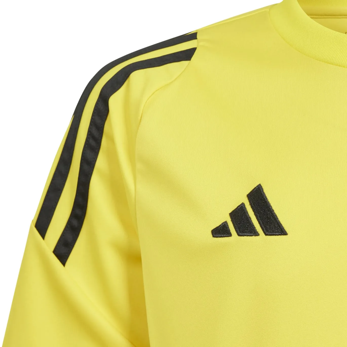 adidas Tiro 24 Voetbalshirt Kids Geel Zwart Wit