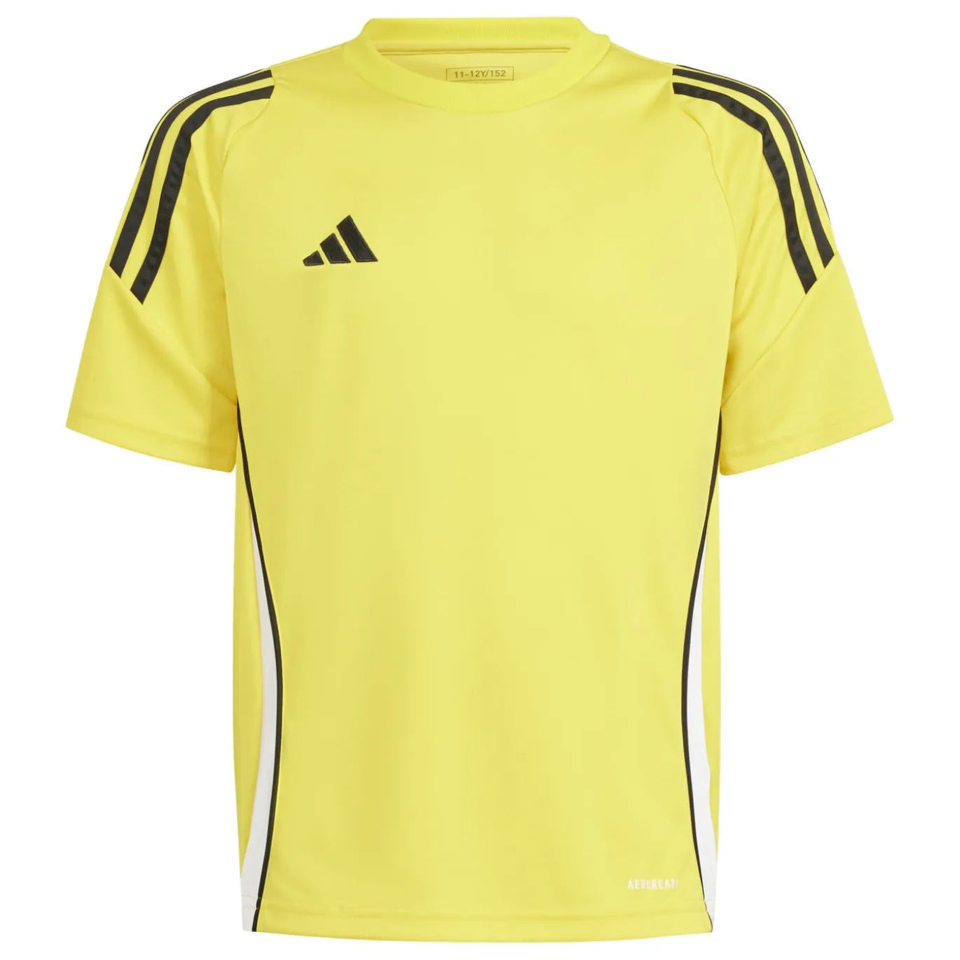 adidas Tiro 24 Voetbalshirt Kids Geel Zwart Wit