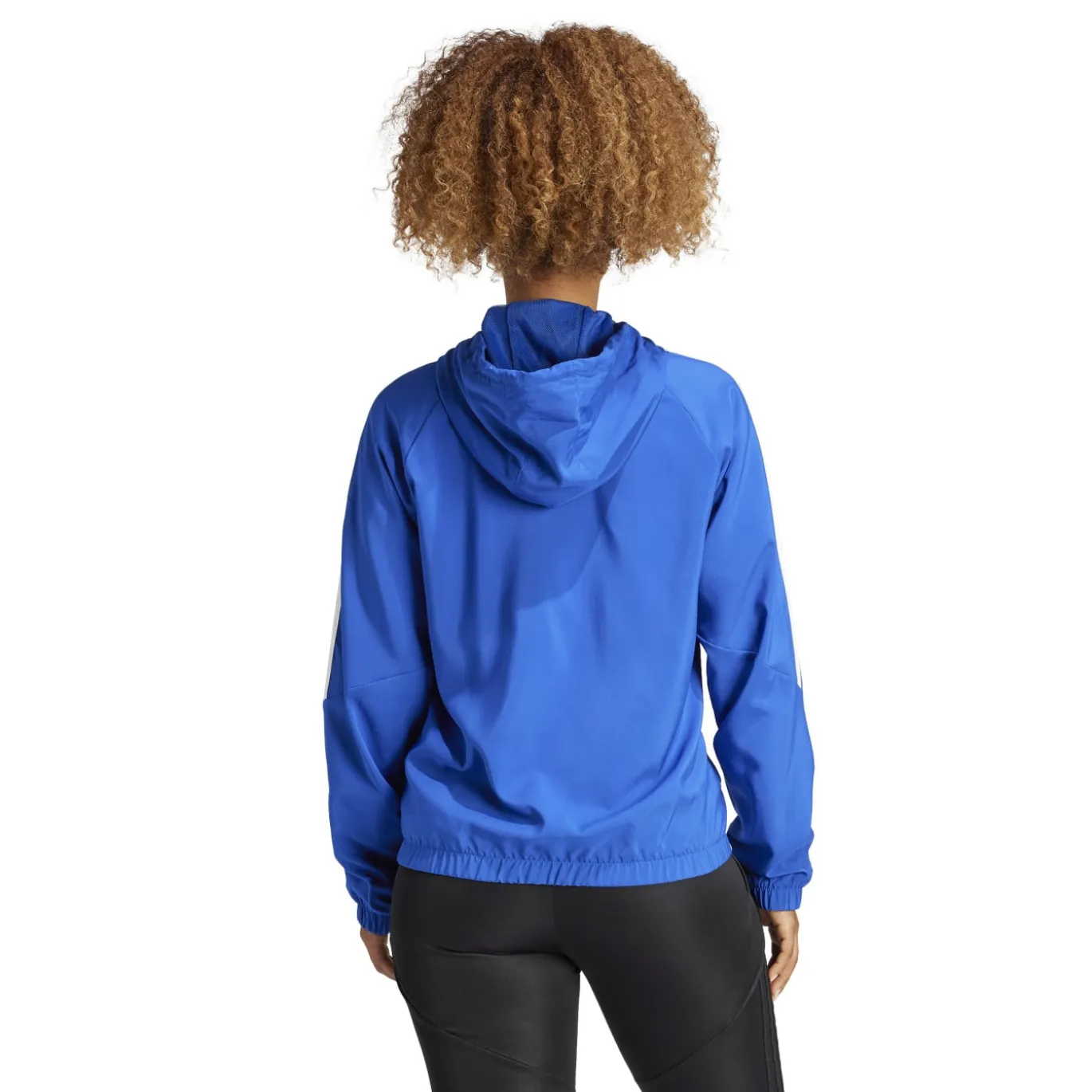 adidas Tiro 24 Windbreaker Dames Blauw Wit